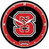 North Carolina State Wolfpack Wall Clock - COLLEGE ATHLETICS Sports Merchandise