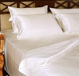 King Size Single 100 Charmeuse Silk Pillow Case Oxford Style 50 Cm X 90 Cm 7cm Border Ivory