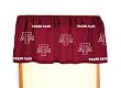 Texas A&M Printed Curtain Valance - 84 x 15 - Texas A&M Aggies