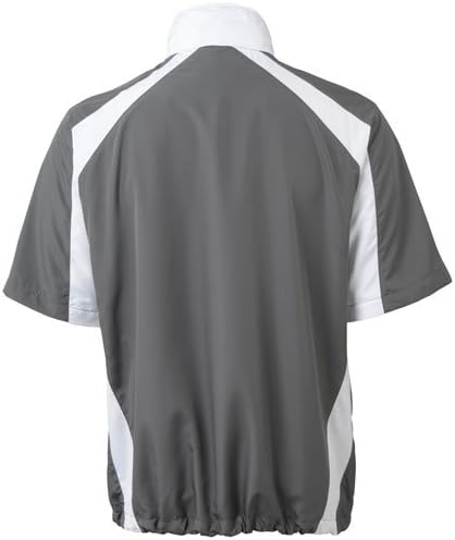 Ixspa Mens Forrester S/S Colorblock Windshirt Black/White L