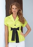 BOSTON DESIGN STUDIO<br>Bow-Front Painter's Shirt