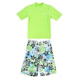 Produkt-Bild: Jungen Bade T-Shirt mit Boardshorts, mit UV-Schutz, UPF50+- von Sunbusters