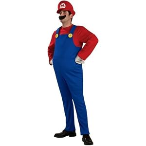Rubie?s Costume Co Super Mario Brothers Deluxe Mario Costume