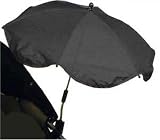 Baby Go Go Travel : Twisty Click Parasol Black