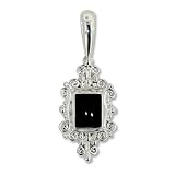 Sterling Silver Onyx Pendant by Sajen