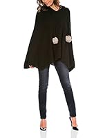 La Bella Donna Poncho Claire (Negro)