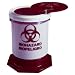 Nalgene 6370-0004 Biohazardous Waste Container, Polypropylene (PP), 1.5-Gallon