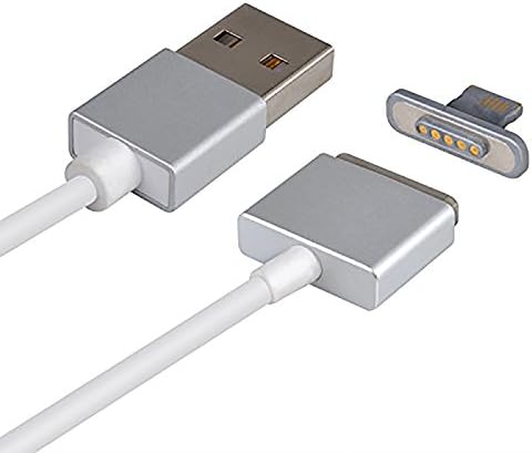 Yinfaxin iPhone 6 6s plus Lighting Cable Cord USB Sync Data Charging connector Magnetic Magnet for iPhone 5 5s 5c 6 6s Plus iPad Air iPad mini iPod Touch Support iOS 9 (white)