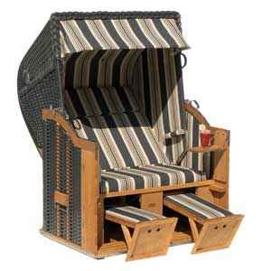 CLASSIC Standkorb Halblieger 125 x 90 x 160 cm Geflecht gr�n/braun