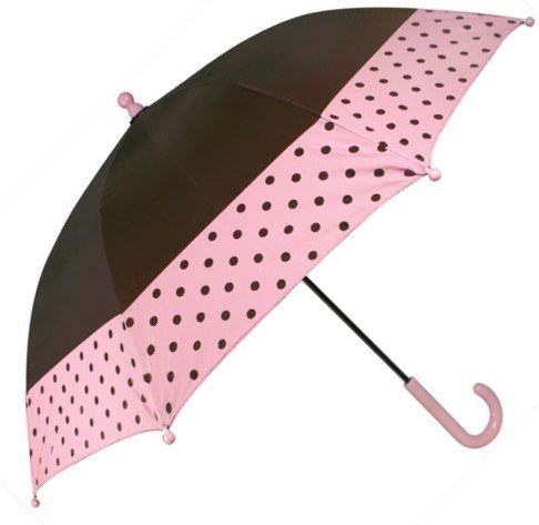 Western Chief Girls 2-6x Frenchy French Umbrella, Chocolate, One Size