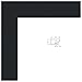 ArtToFrames 10x10 inch Black Picture Frame, WOMFRBW72079-10x10