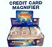 Wholesale Lot of 10 Credit Card Sized Wallet Magnifiers 3X Lenses