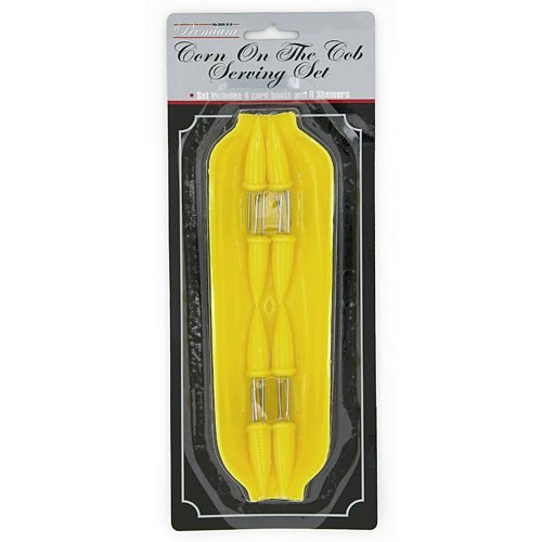 Mr. Bar-B-Q, Inc. 02017X Cornboat Holder with 8 Skewers