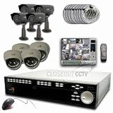 CL 8PACK   8 Ch Camera Digital Video Recorder DVR Security Surveillance CCTV System Package