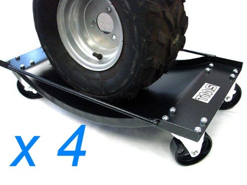TMS T-CARDOLY-MH0052 Heavy Duty Tire Skates Swivel Moving Wheel Dolly Ball Bearing Skate Jack Shop Lift, 12-Inch, Set of 4 On Sale