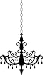 Lot 26 Studio Burnish Chandelier Vinyl Wall Decal, 16 x 24-Inches
