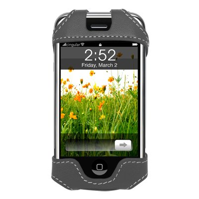 Incipio Bikini Leather Case for iPhone (Steel Gray)