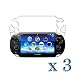 3 Pack Clear Screen Protector for Sony PSV PS VITA Console