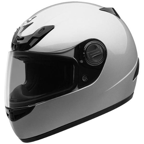 Scorpion EXO-400 Full Face Motorcycle Helmet Light Silver Extra Large XL On Sale
