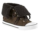 Coach Women's Bonney Shearling High Top Sneakers A1309 (Brown)