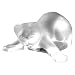 Third Party New : Lalique Crystal Playing Kitten 12174