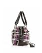 Plaid Print Satchel Product Image