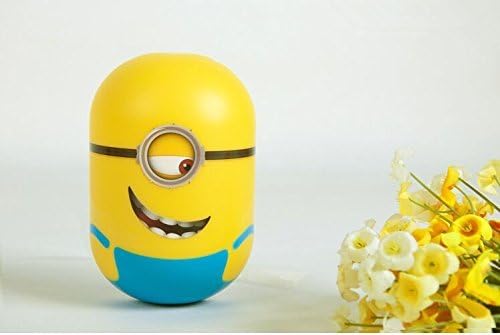 Tumtung 3D Intelligent Night Light, Discable me Minions Nightlight for Kids with light-control Sensor, Plug-in Night Lamp for Home Decoration (one eye)