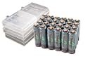 24 pcs of Tenergy AA 2700 mAh High Capacity NiMH Rechargeable Batteries with 6 battery holders --- Limited SALE!