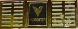 GOLD Rectangle Humidifier 4 Cigar Humidor Humification