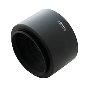 49mm 49 Professional Telephoto Metal Lens Hood 49mm Screw In 49mm Filter Thread