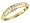 Diamond Wedding Ring in Yellow Gold, Size 5.5