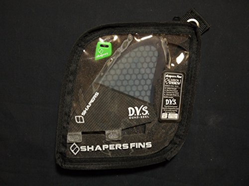 ShapersFins D.V.S. QUAD KEEL シモンズ　future DVS Core-Lite Quad Keel Fin Set - Black | Futures Compatible