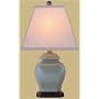 Asian Home D�cor - 21" Fine Chinese Celadon Oriental Spice Jar Bedside Lamp w/ Celadon Finial
