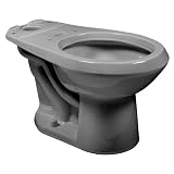 American Standard 3083.016.165 Cadet Round Front Pressure Assist Toilet Bowl, Silver (Bowl Only)