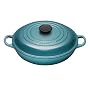 Le Creuset Enameled Cast-Iron 3-1/2-Quart Braiser, Caribbean