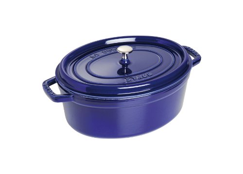 Oval 7 qt. Cocotte in Dark Blue On Sale