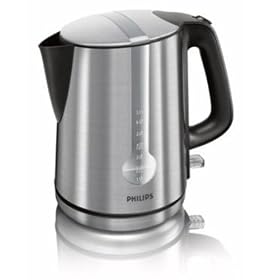 Philips HD4671/20 Brushed Metal Energy Efficient Kettle, 3000 Watt, 1.7 Litre