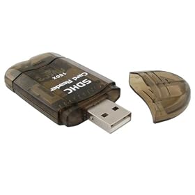 Click here to buy SDHC SD MMC Memory Card Reader to USB 2.0 Adapter, Smoke by eforcity.