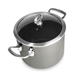 Chantal Copper Fusion 5 Quart Stock Pot, Platinum