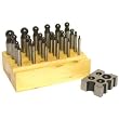 24 Pc Dapping Punches & Steel Block Set Anvil Dome Tool