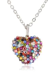 TARINA TARANTINO Micro Paved Heart Necklace, 19"