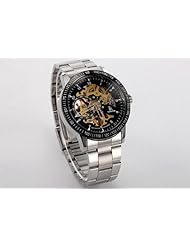 IK Mechanical Watch Mens Automatic Movement Skeleton Brand Watch - High Quality Dress Casual Wrist Watch Women