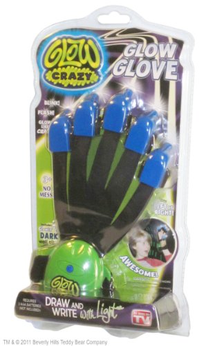 NEW GLOW CRAZY GLOW GLOVE - Draw & write with LIGHT!