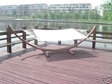 Wooden Arc Hammock Stand,new + Quilted Double Hammock, Double Padded