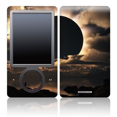 Moon Shadow Design Zune Protective Sticker