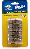 PetSafe Busy Buddy Ultra Refill Dog Treats for Medium Busy Buddy Ultra Dog Toys, Natural Rawhide, Size E