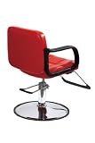 Red Hydraulic Barber Chair Styling Salon Beauty Equipment