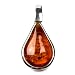 Sterling Silver and Genuine Honey Amber Pendant