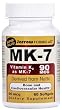 Jarrow Formulas, MK-7, Vitamin K2 as MK-7, 90 mcg, 60 Softgels (SIX PACK)