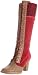 Tommy Hilfiger Women's Sadie Boot,Red/Saddle,8 M US